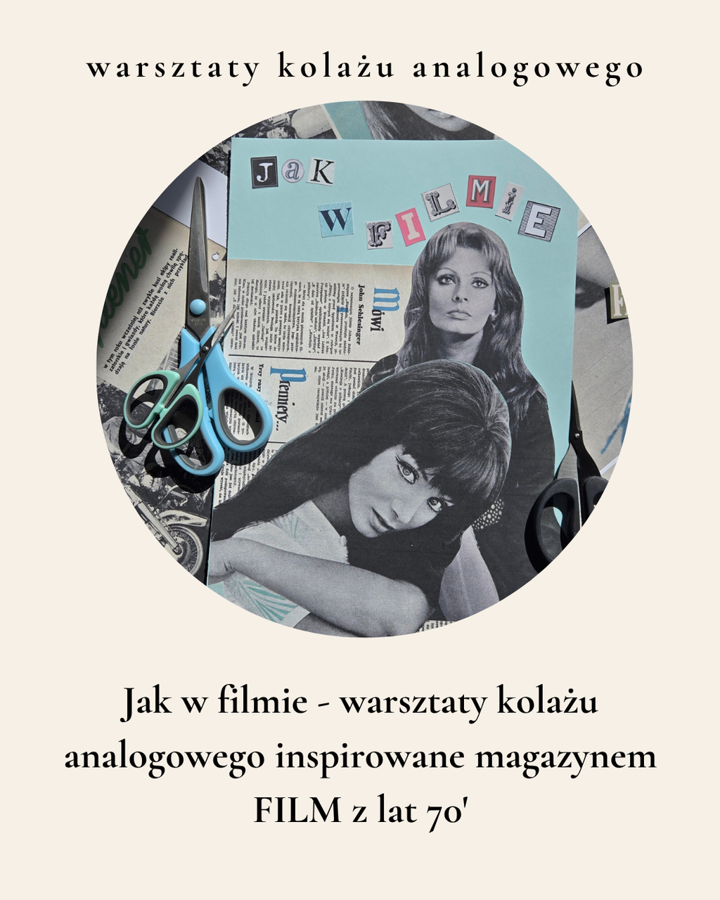 Warsztaty kolażu - Jak w filmie!