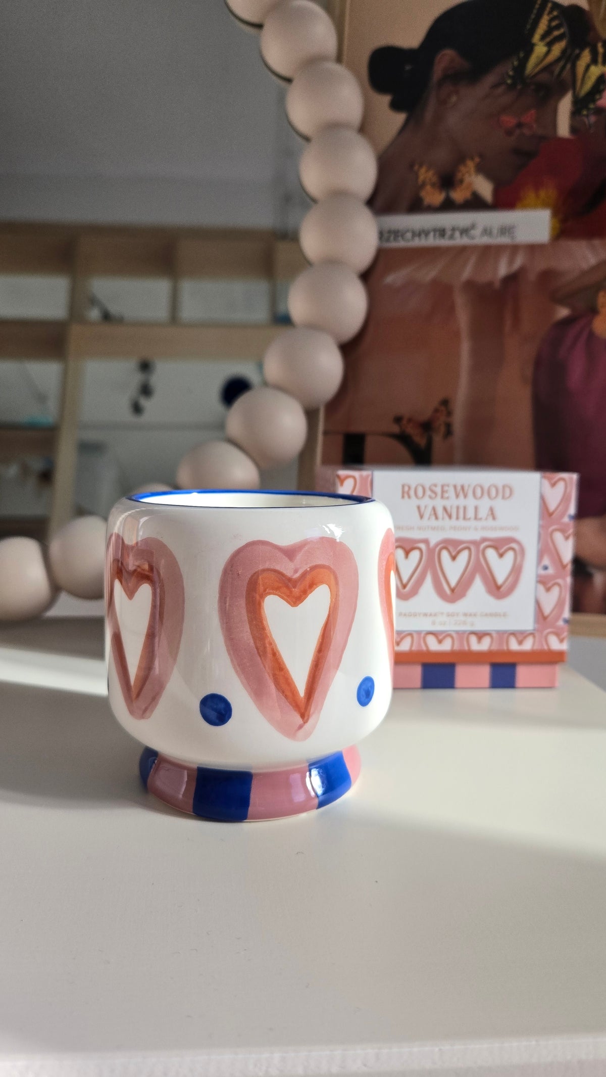 Świeca ceramiczna A Dopo! - Drzewo różane i wanilia