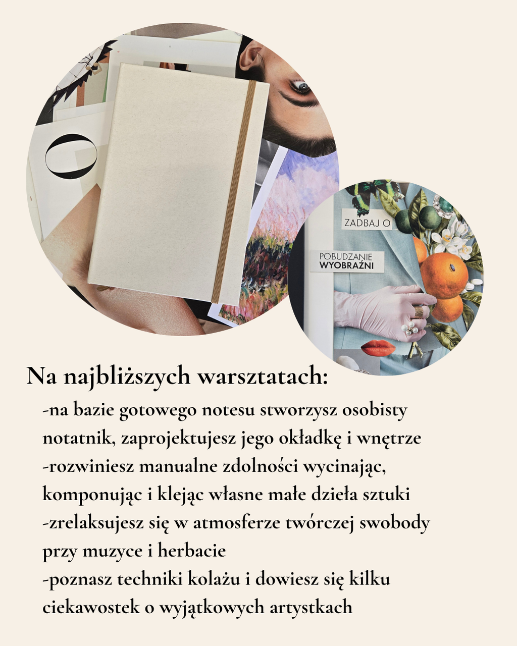Warsztaty kolażu - stwórz osobisty notatnik