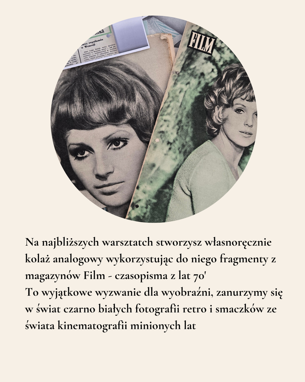 Warsztaty kolażu - Jak w filmie!