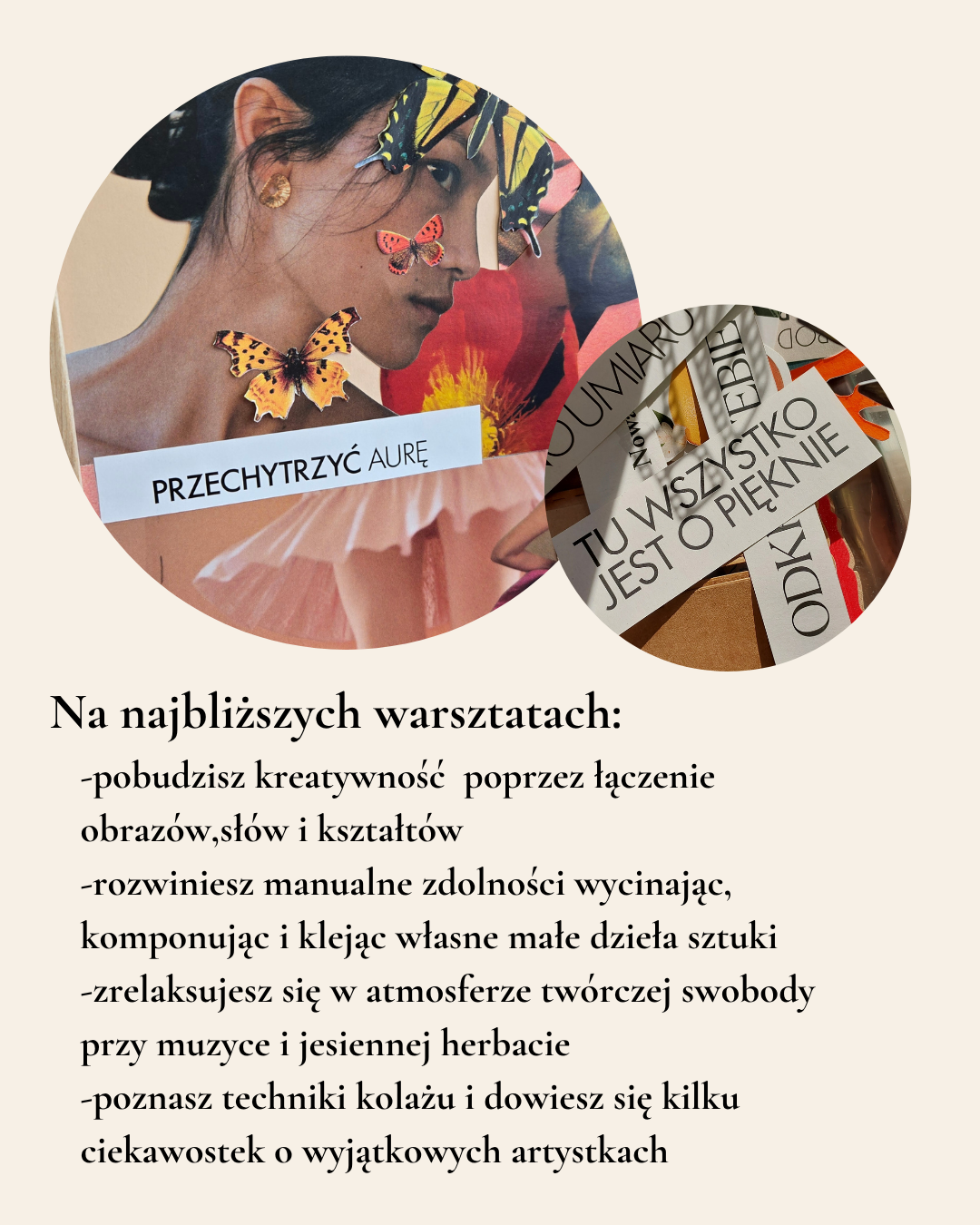 Warsztaty kolażu - stwórz kobiecy portret w technice kolażu analogowego