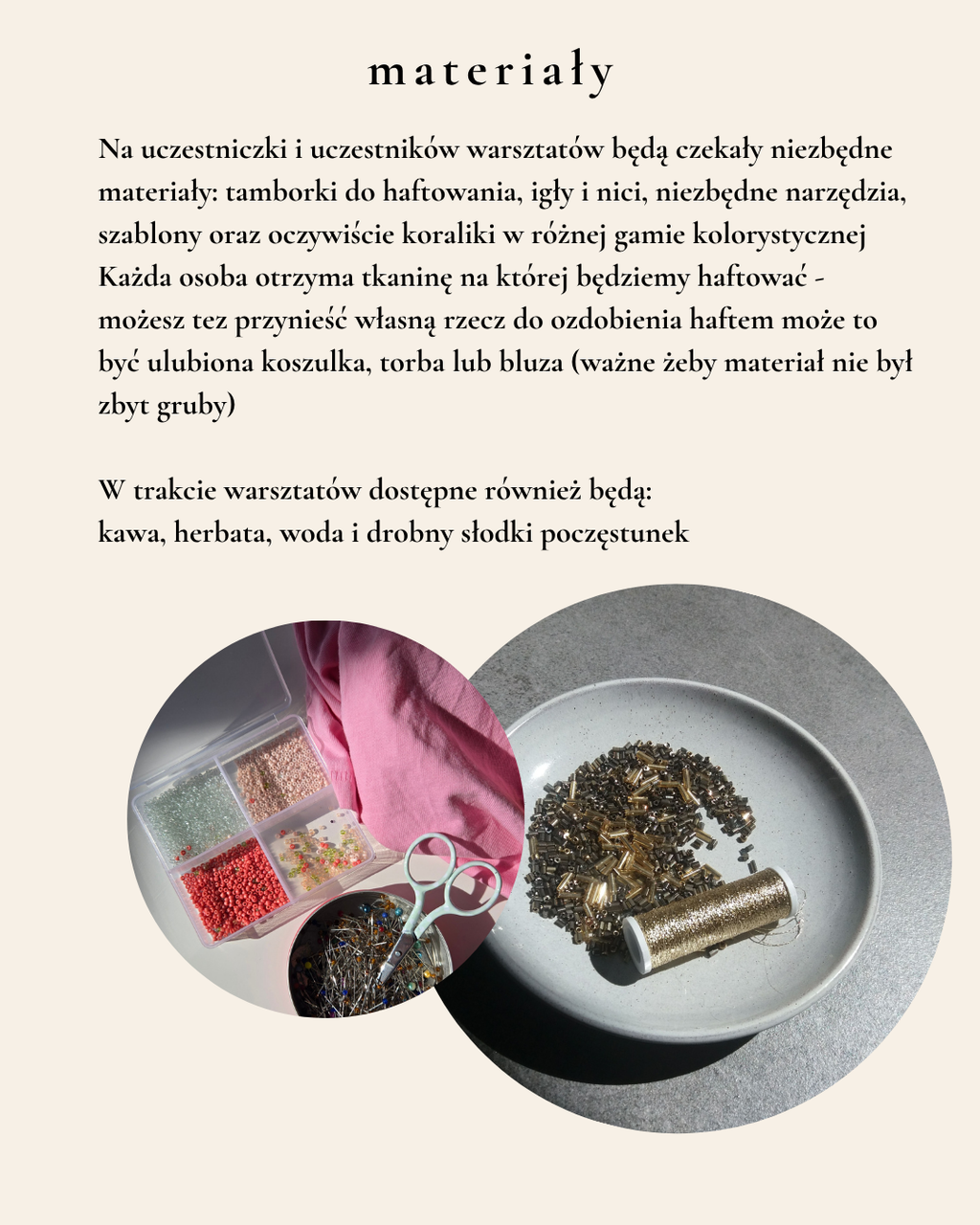 Warsztaty haftu koralikowego